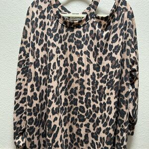 Leopard Print Women's Top
